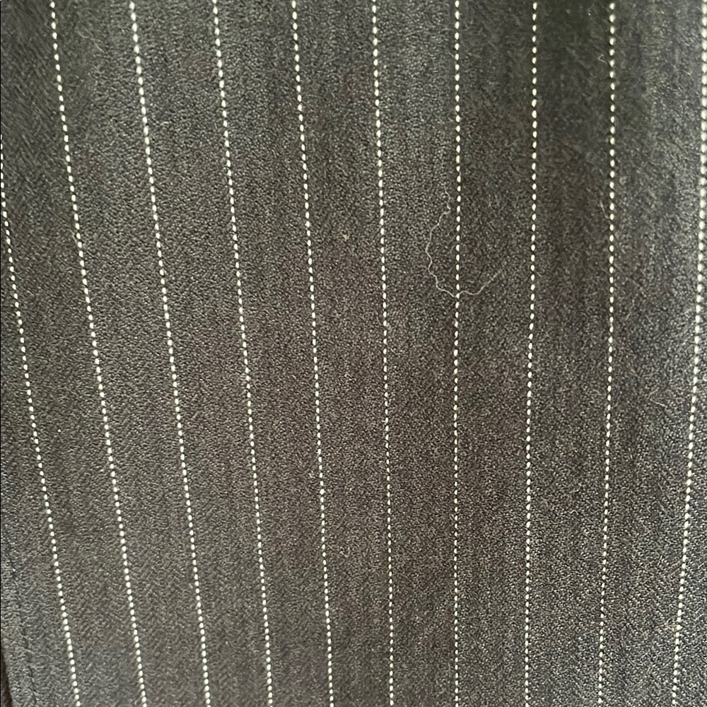THE GREAT. Black Pinstripe Ankle Pants - Picture 4 of 7